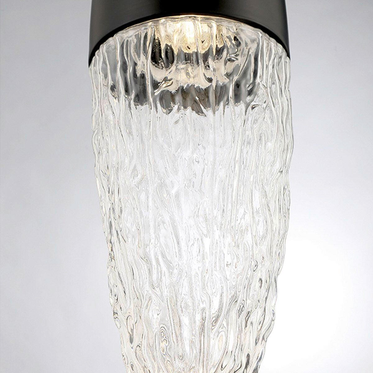 PENDELLEUCHTE    - Schwarz, Konventionell, Glas/Metall (61,5/16,5/70cm) - Elstead Lighting