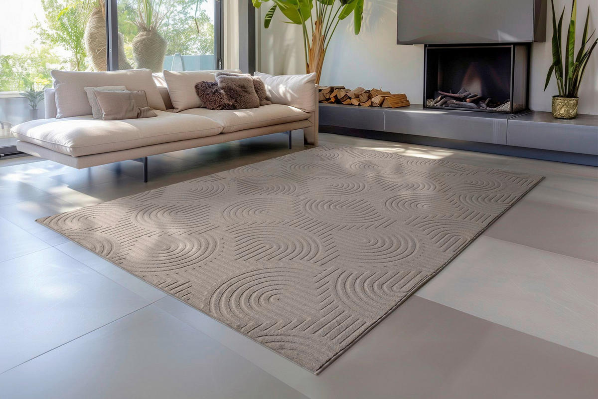 FLACHWEBETEPPICH 120/170 cm Anthrazit rechteckig  - Anthrazit, Basics, Textil (120/170cm) - Kayoom