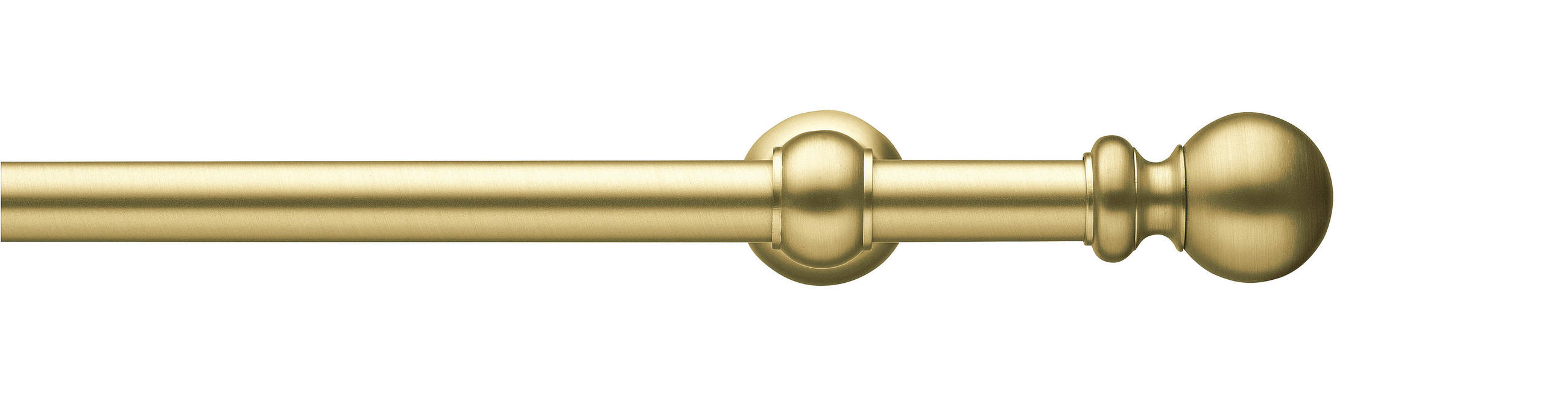 VORHANGSTANGE 430 cm  - Messingfarben, KONVENTIONELL, Metall (430cm)