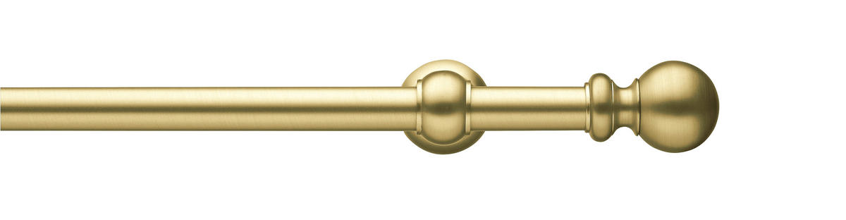 VORHANGSTANGE 430 cm  - Messingfarben, KONVENTIONELL, Metall (430cm)
