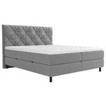 BOXBETT 180/200 cm  in Grau  - Schwarz/Grau, Design, Holz/Holzwerkstoff (180/200cm) - Esposa