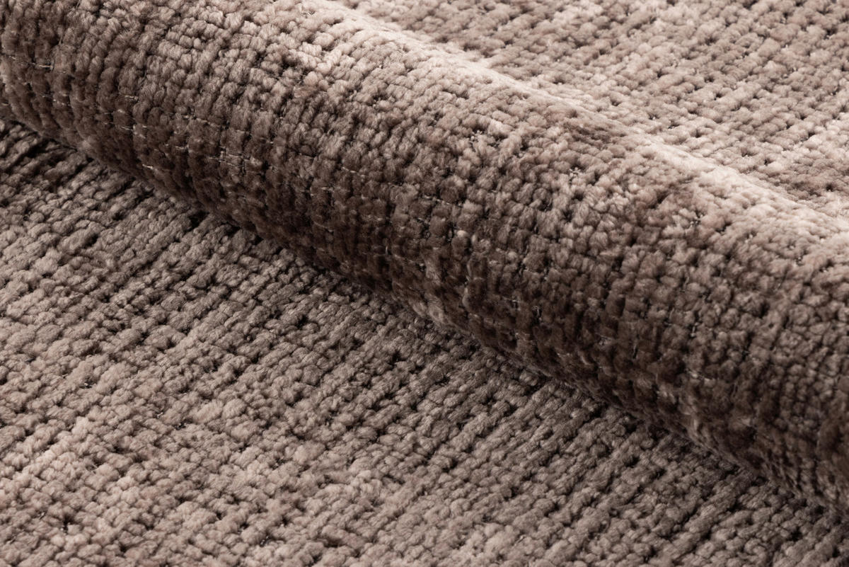 SESSEL in Chenille Braun, Eichefarben  - Eichefarben/Braun, MODERN, Holz/Textil (75,5/78/78cm) - Livetastic