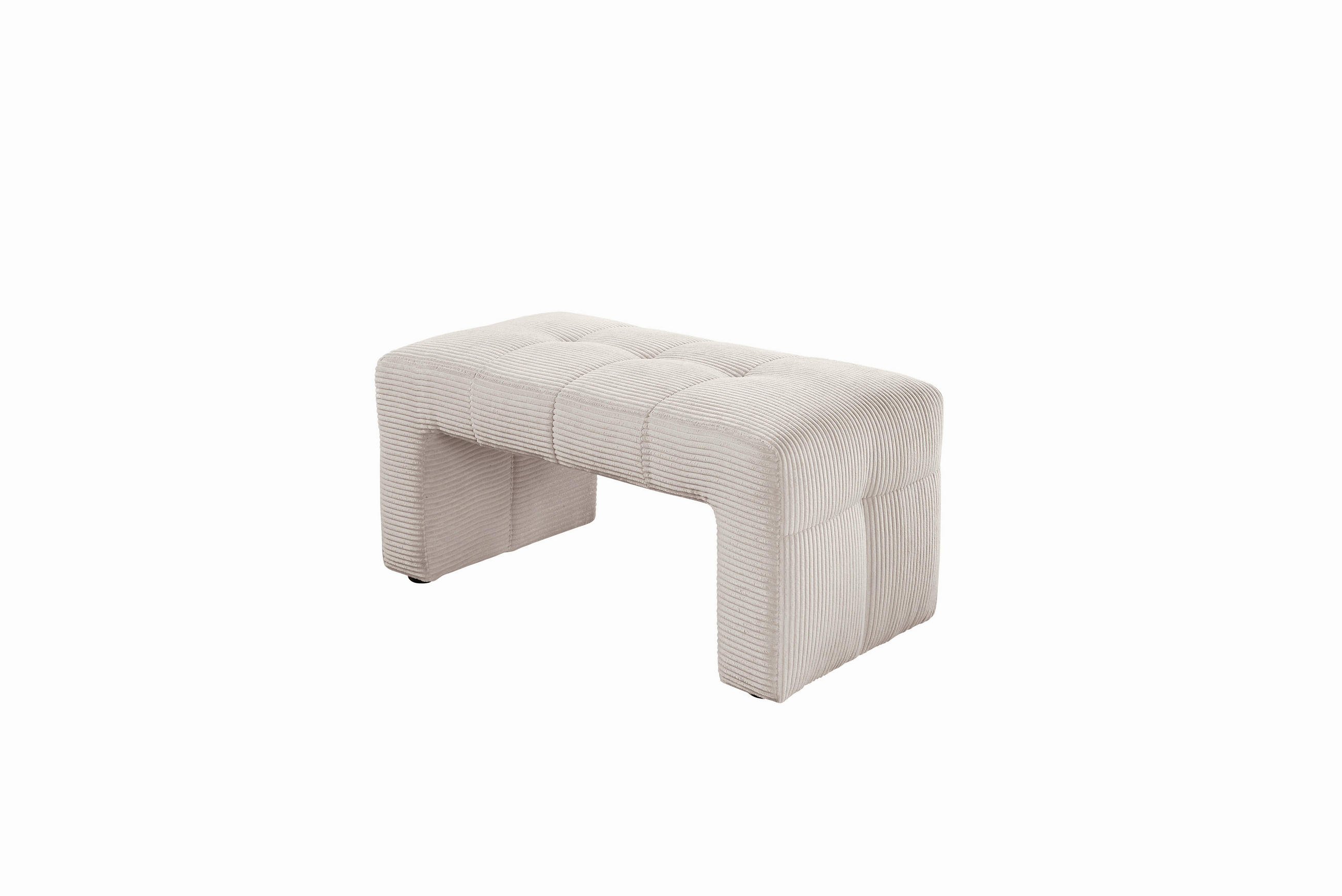 Livetastic Sitzbank Beige 100x51x54 cm