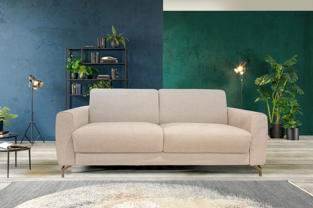 ZOFA S POSTELJNO FUNKCIJO,  temno siva tekstil  - temno siva, Design, tekstil (201/88/102cm) - Hom`in