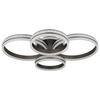 LED-DECKENLEUCHTE 85/68,5/15 cm   - Klar/Titanfarben, Design, Kunststoff/Metall (85/68,5/15cm) - Globo
