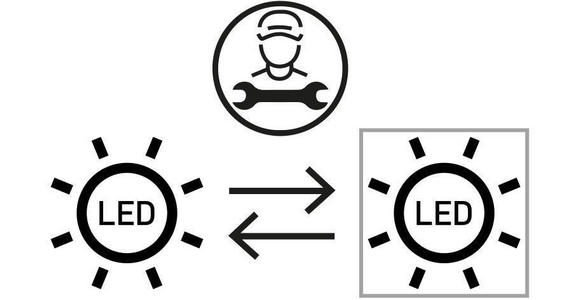 LED-TISCHLEUCHTE 37,5/15/43,5 cm   - Weiß, Basics, Kunststoff/Metall (37,5/15/43,5cm) - Novel