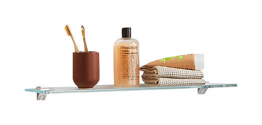 BADEZIMMERREGAL  - MODERN, Glas (60cm) - Dieter Knoll