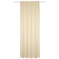 FERTIGVORHANG  blickdicht   135/245 cm  - Creme, Basics, Textil (135/245cm)