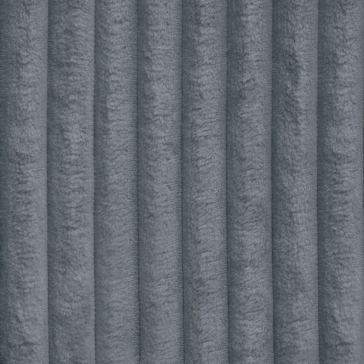 BIGSOFA Cord Grau  - Schwarz/Grau, MODERN, Kunststoff/Textil (230/85/190cm) - Carryhome