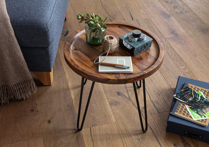 Couchtisch Sheesham Massiv Rund Sheeshamfarben Online Kaufen Xxxlutz