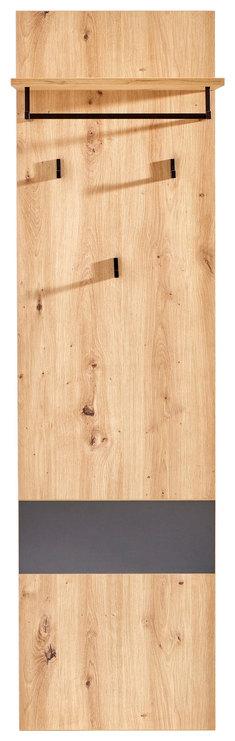 GARDEROBENPANEEL  in 45/165/30 cm  - Anthrazit/Eiche Artisan, KONVENTIONELL, Holzwerkstoff (45/165/30cm) - Carryhome