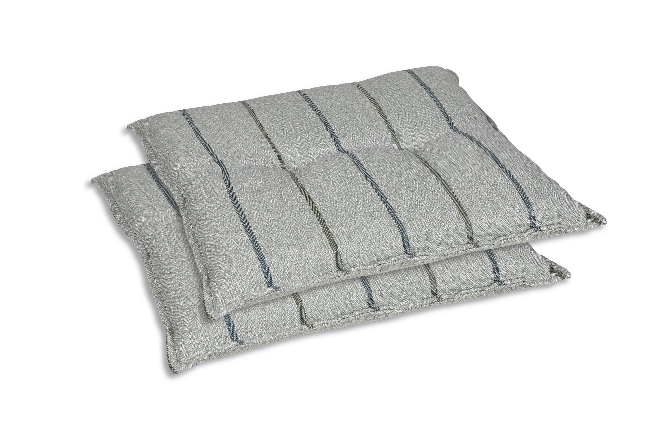 GARTENSITZKISSENSET Streifen  - Hellgrün, Basics, Textil (50/7/50cm)