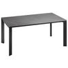 ESSTISCH in Metall, Keramik 160-250/90/75 cm  - Dunkelgrau/Schwarz, Design, Keramik/Metall (160-250/90/75cm) - Novel