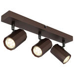 DECKENLEUCHTE    39/6/14,5 cm  - Bronzefarben, Design, Metall (39/6/14,5cm) - Novel