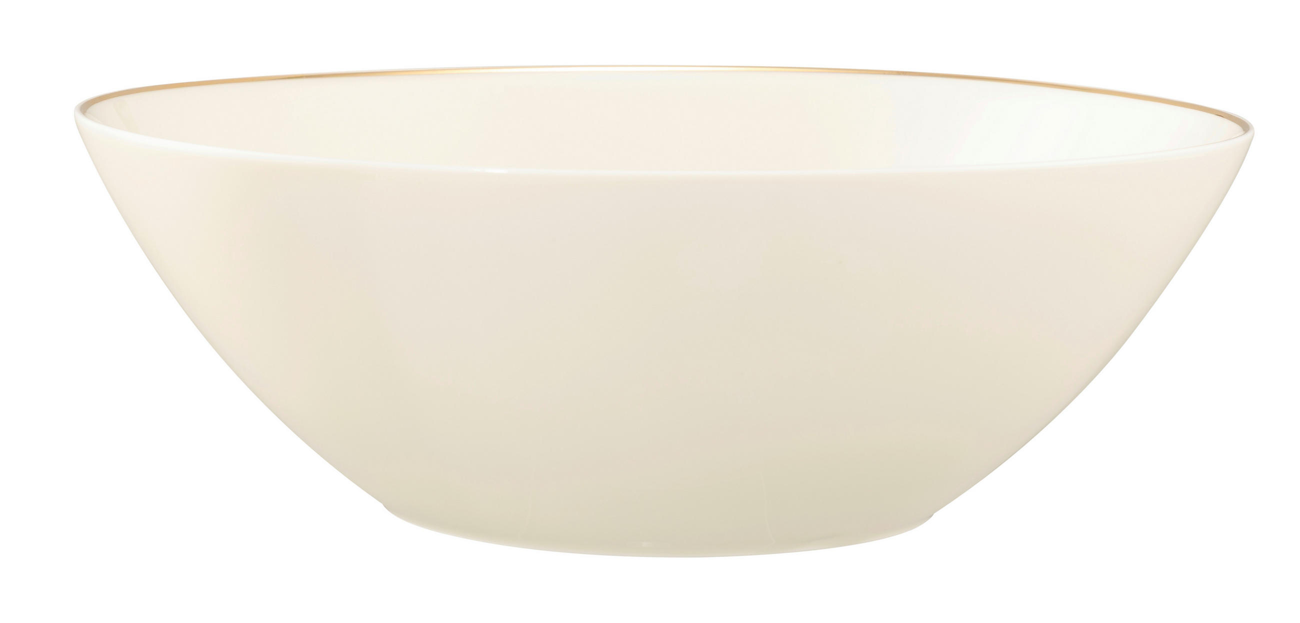 TÁL 25,5 cm  - krémszínű/aranyszínű, Basics, kerámia (25,5cm) - Seltmann Weiden