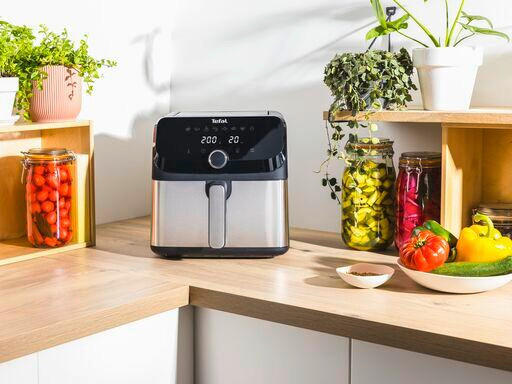 Airfryer - fekete, Basics, műanyag (31.5cm) - Tefal