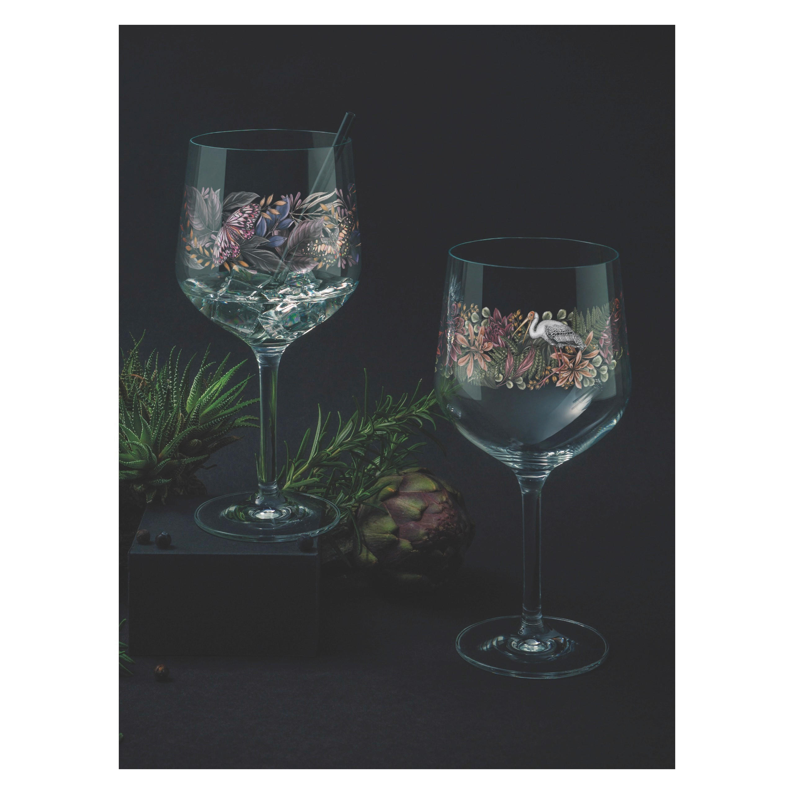 GINGLAS 720 ml 2-teilig  - Pink/Rot, LIFESTYLE, Glas (8,3/21,8cm) - Ritzenhoff