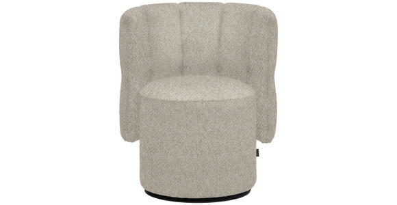 COCKTAILSESSEL - Beige/Schwarz, Design, Holz/Textil (73/82/62cm) - Belluti