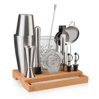 SET ZA KOKTAJLE - barve nerjavečega jekla, Basics, kovina (27/22,5/15cm) - Vacu Vin