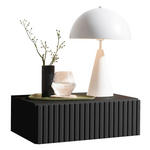 NACHTKÄSTCHEN 42/14/30 cm  in Graphitfarben  - Graphitfarben, KONVENTIONELL, Holzwerkstoff (42/14/30cm) - Carryhome