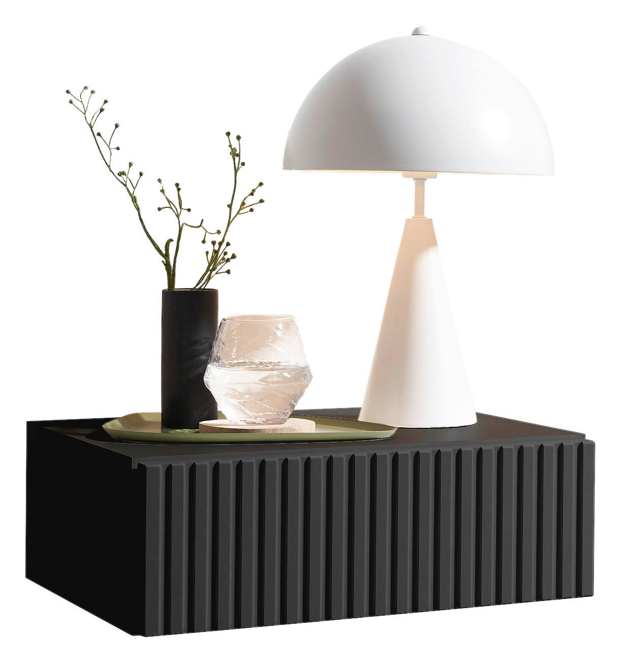 Boxxx Nachtschrank Graphit 42x14x30 cm