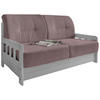 SCHLAFSOFA in Textil Rosa  - Weiss/Rosa, Modern, Holz/Textil (154/88/90cm) - Livetastic