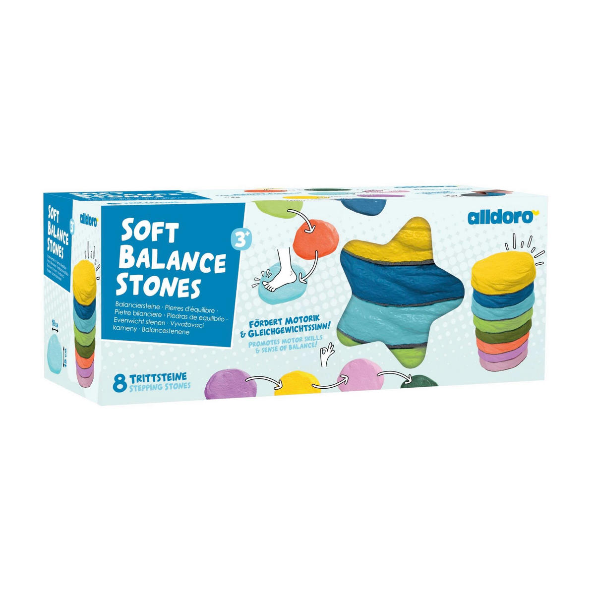 BALANCIER-STEINE - Multicolor, Basics, Kunststoff/Textil (18/15cm) - alldoro