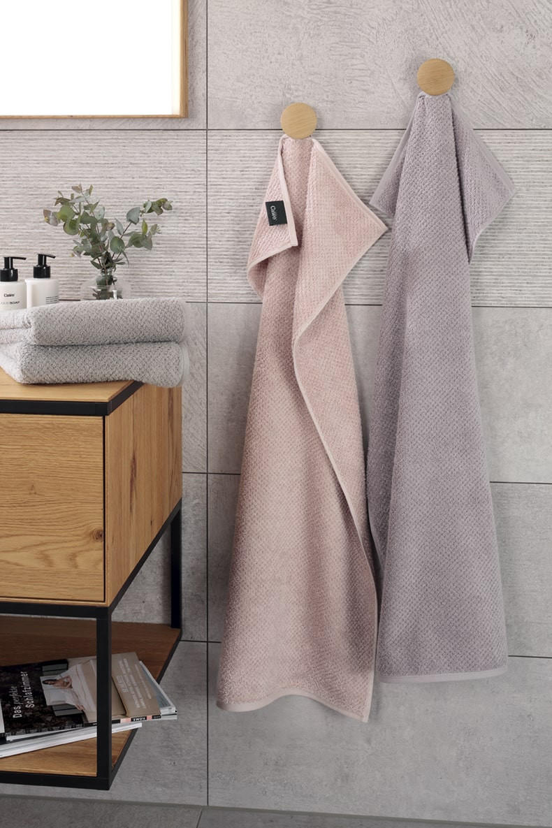 DUSCHTUCH 80/150 cm  - Pink, Basics, Textil (80/150cm) - Cawoe