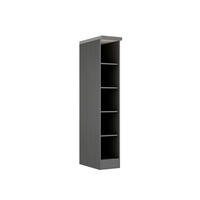 HYLLA i 30/166/60 cm grafitfärgad  - grafitfärgad, Basics, trämaterial (30/166/60cm) - Held