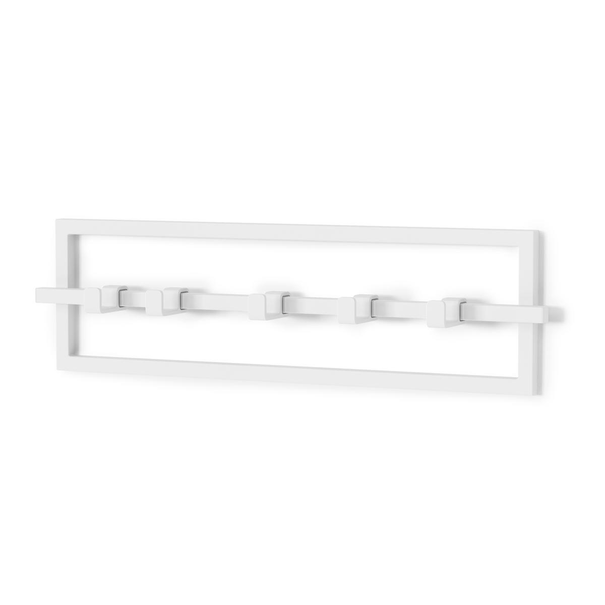 GARDEROBA ZIDNA   bijela  metal  - bijela, Basics, metal (53/15/6cm) - Umbra