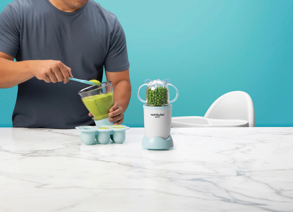 STANDMIXER  - Blau/Weiss, Basics, Kunststoff/Metall (30/23/27cm)