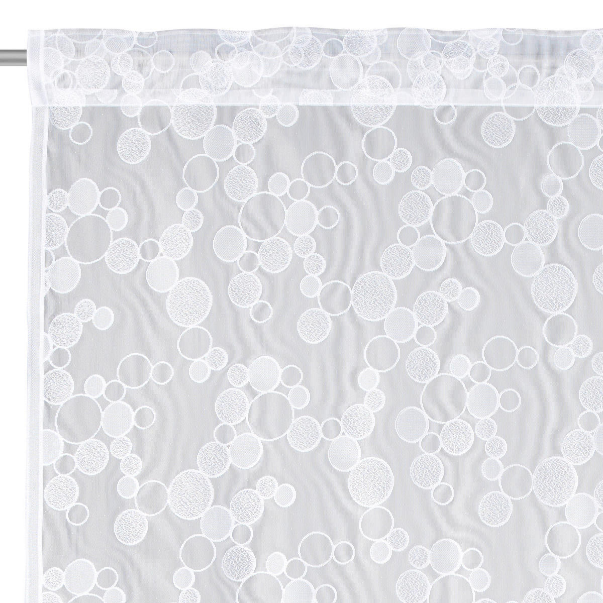 FERTIGVORHANG   140/245 cm   - Weiß, Basics, Textil (140/245cm) - Esposa