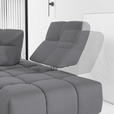 ECKSOFA in Struktur Grau  313/233 cm  - Schwarz/Grau, Design, Kunststoff/Textil (313/233cm) - Emilio Belluti