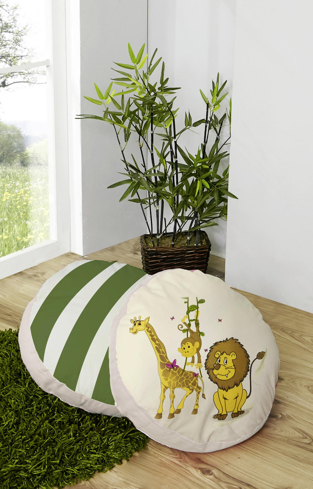 DETSKÝ VANKÚŠ - viacfarebná, Konventionell, textil (40/40cm) - MID.YOU