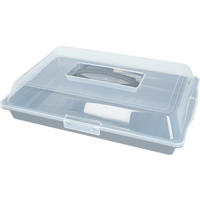 KUCHENTRANSPORTBOX - Transparent/Grau, KONVENTIONELL, Kunststoff (30/10/44cm) - Birkmann