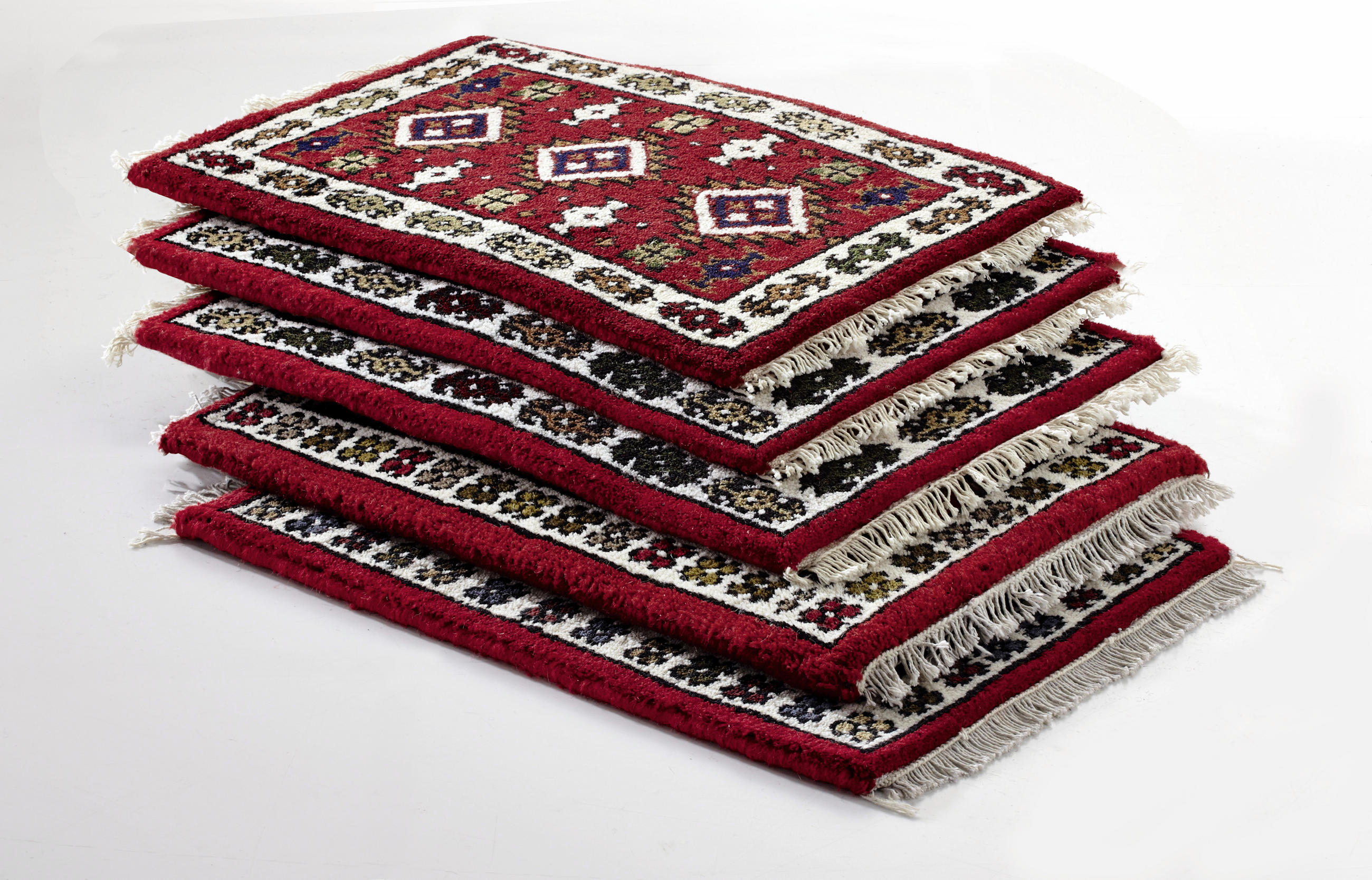 COVOR ORIENTAL  Indo Rajpur Super -TOP-  - bej/roșu, Lifestyle, textil (40/60cm) - Cazaris
