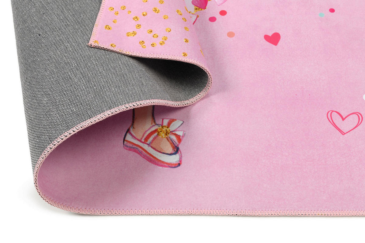 KINDERTEPPICH 80/150 cm Prinzessin Lillifee  - Hellrosa, Design, Textil (80/150cm)