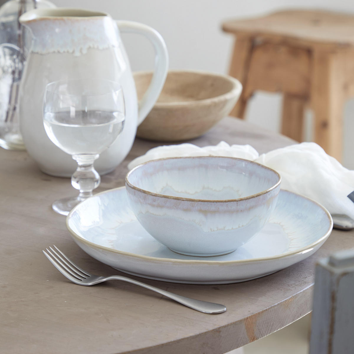 MÜSLISCHALENSET BRISA 16 cm  - Weiß Hochglanz/Perlmutt, Basics, Keramik (16cm) - Costa Nova