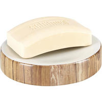 SAVONIERĂ ceramică  - maro/alb, Design, ceramică (12,4/2,5/12,4cm) - Sadena