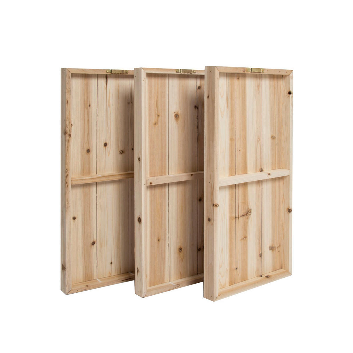 WANDDEKO Holz  - Braun/Grau, Basics, Holz (90/60/3cm) - Xora