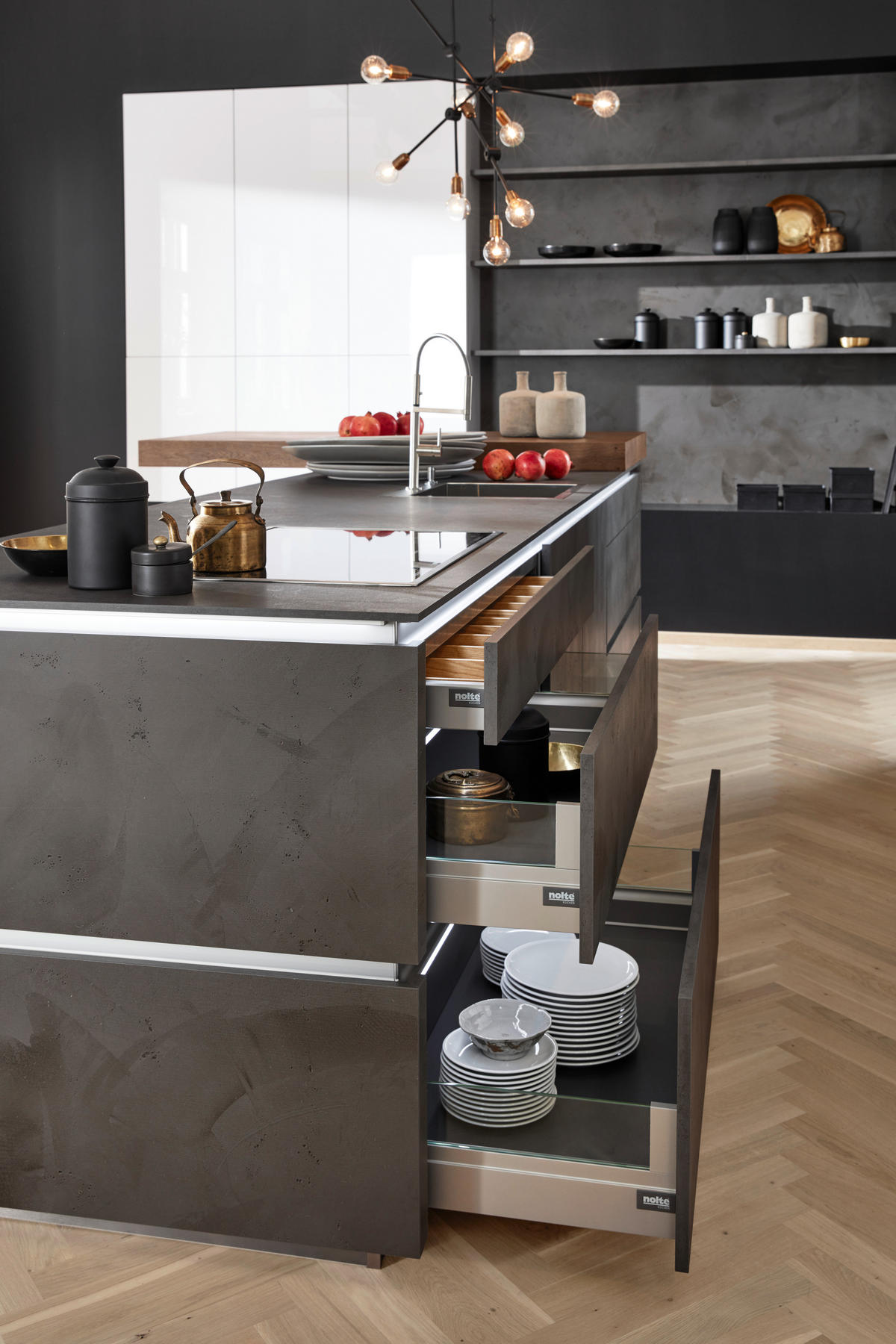 EINBAUKÜCHE   - Design, Holzwerkstoff - Dieter Knoll