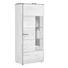VITRINE in massiv Wildeiche Eichefarben - Edelstahlfarben/Eichefarben, Natur, Glas/Holz (70,7/164,2/40,9cm) - Valnatura VITRINE in massiv Wildeiche Eichefarben - Edelstahlfarben/Eichefarben, Natur, Glas/Holz (70,7/164,2/40,9cm) - Valnatura