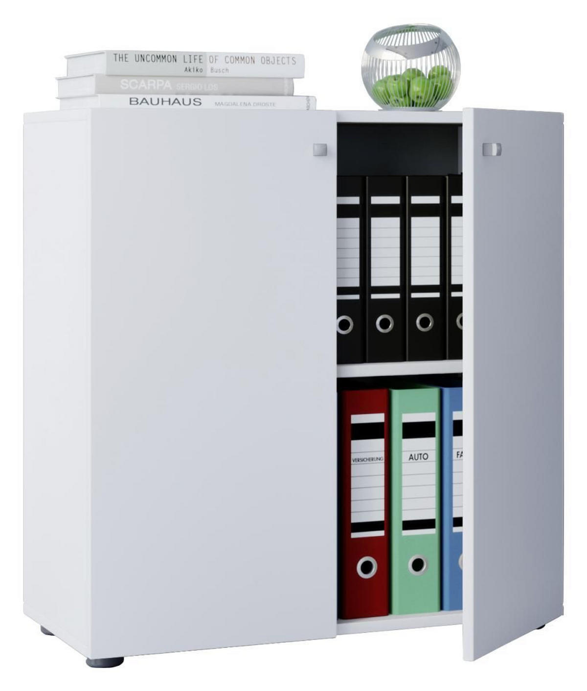 AKTENSCHRANK 70/74/40 cm  - Weiss, Basics, Holzwerkstoff (70/74/40cm) - MID.YOU