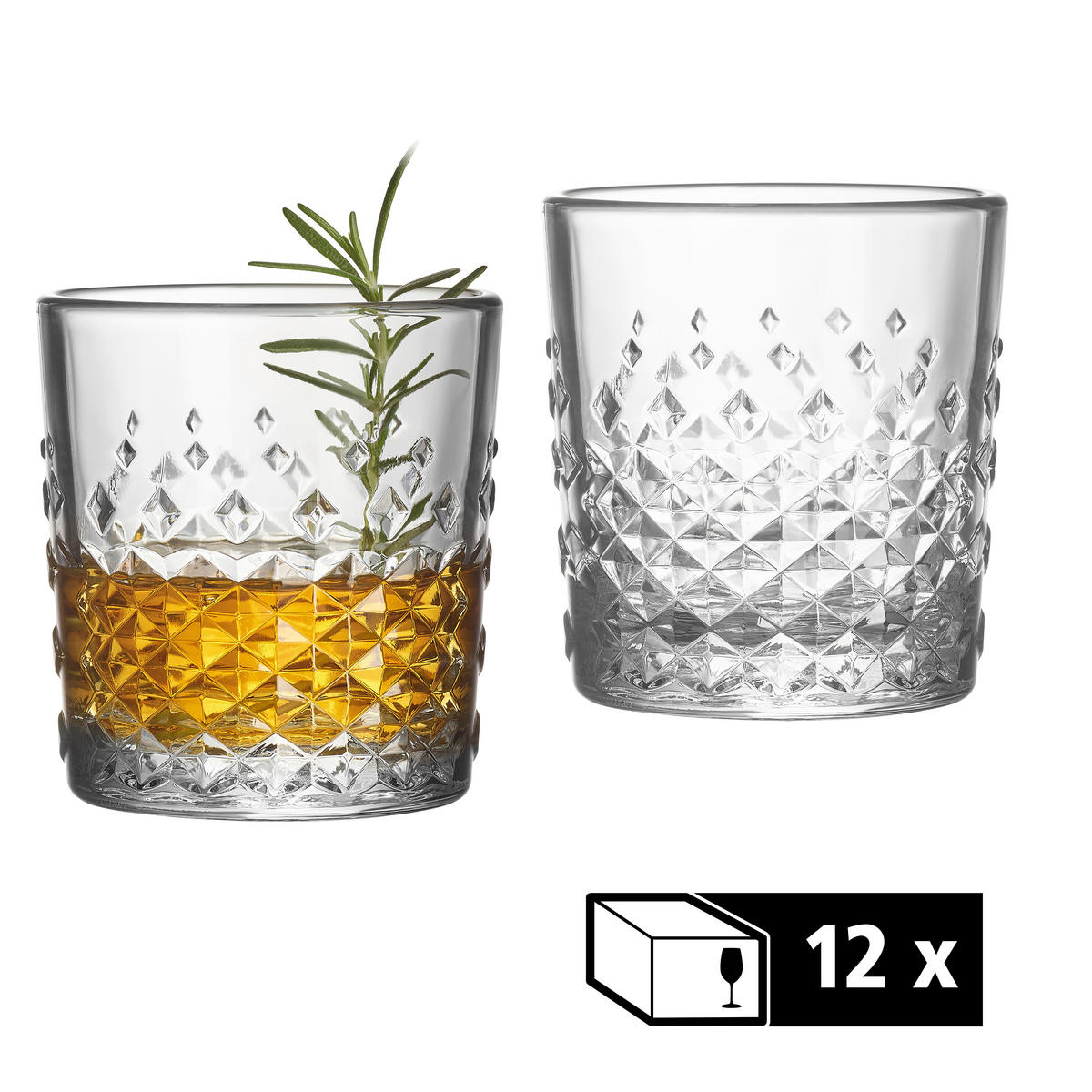 GLÄSERSET OCULAR  12-teilig  - Klar, Basics, Glas (8/9cm)