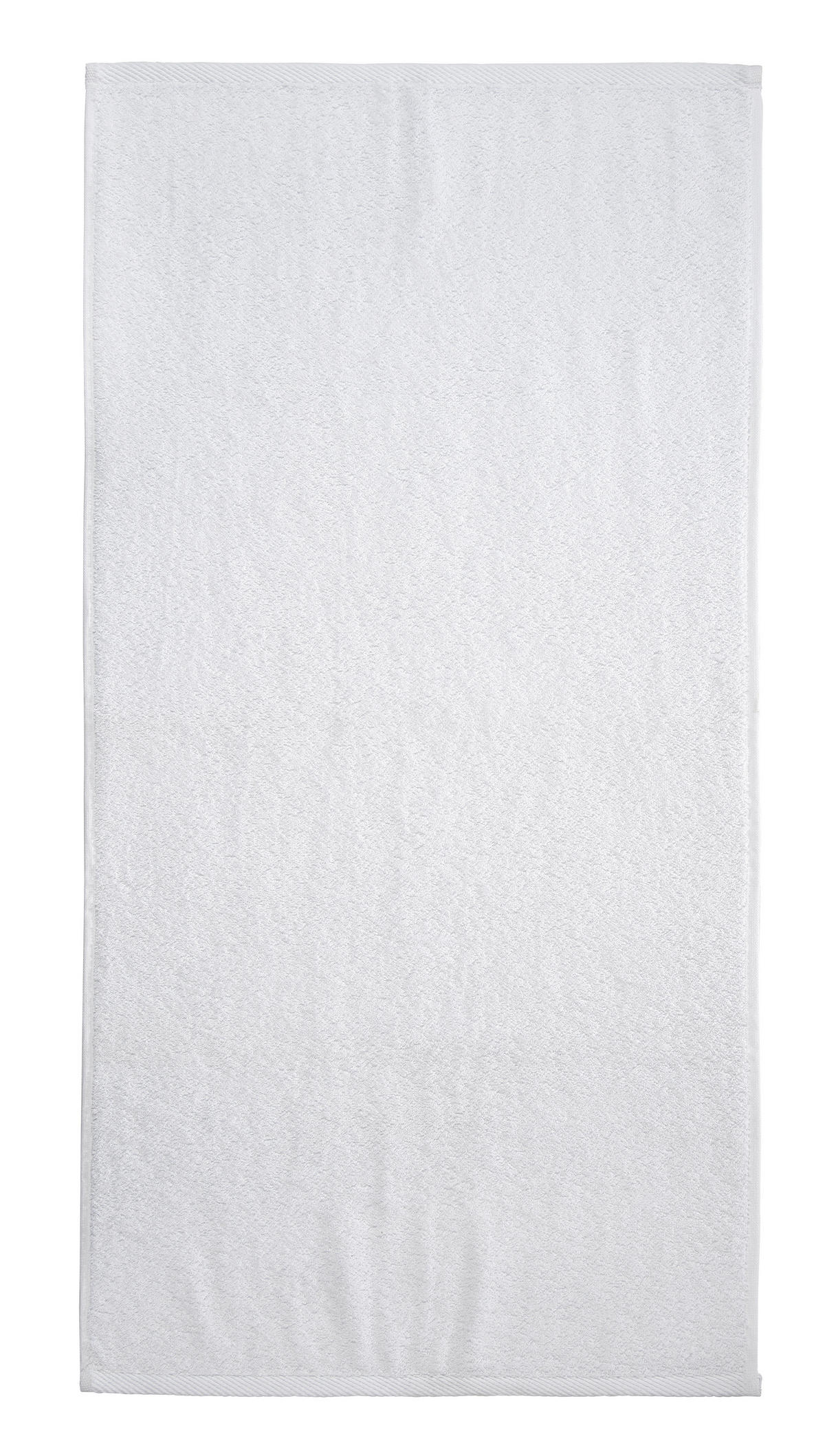 RUČNÍK, 50/100 cm, bílá - bílá, Basics, textil (50/100cm) - Boxxx