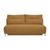 SCHLAFSOFA in Cord Goldfarben  - Chromfarben/Goldfarben, Modern, Textil/Metall (198/90/100cm) - Livetastic
