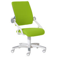 JUGENDDREHSTUHL  in Netz Weiß, Limette  - Limette/Silberfarben, Basics, Kunststoff/Textil (54/85-97/53cm) - Paidi