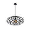HÄNGELEUCHTE WOLFRAM 65/162 cm   - Schwarz, KONVENTIONELL, Metall (65/162cm) - Lucide