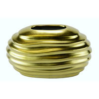 VASE 10 cm  - Goldfarben, Basics, Keramik (17/10/8cm)