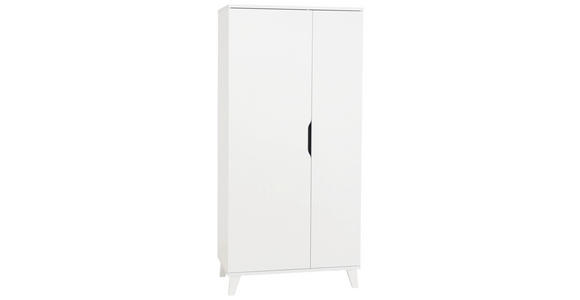 BABYKLEIDERSCHRANK Michi - Weiß, Trend, Holz/Holzwerkstoff (94,7/198,0/52,4cm) - My Baby Lou